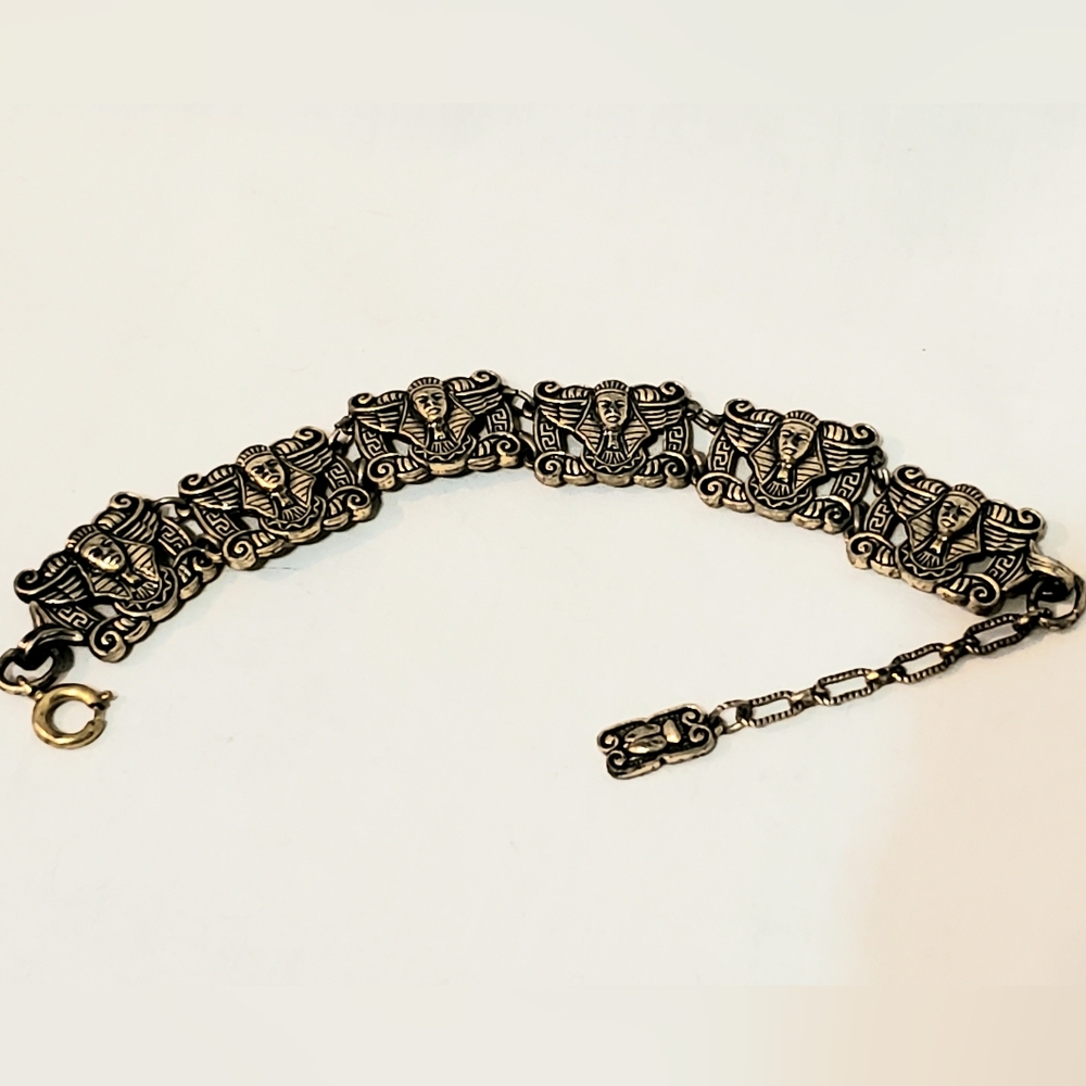 Egyptian Bracelet With King Tutankhamun EUC